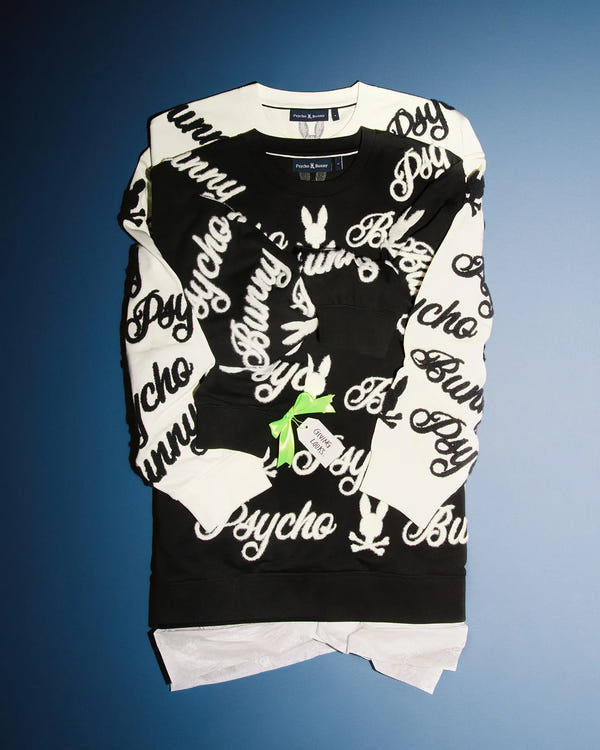 MENS SKYLAR ALL OVER FUZZY CREW - MT0500104