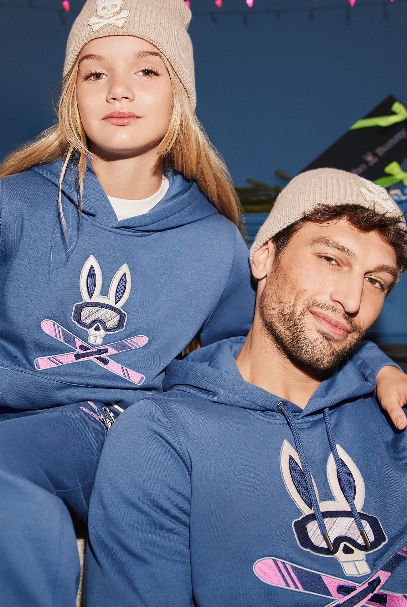 MENS BLACK LOS ANGELES FLEECE SWEATSHIRT | PSYCHO BUNNY