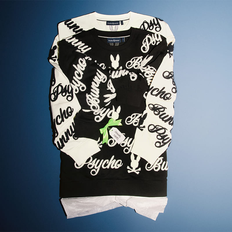 PSYCHO BUNNY WOVEN TAPE KEYCHAIN - MO1700001