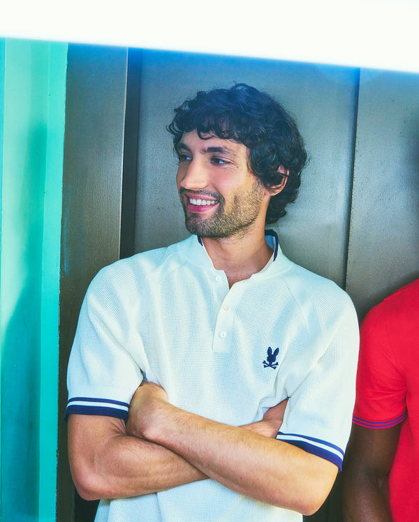 MENS LAZARE KNIT POLO - MT0100165