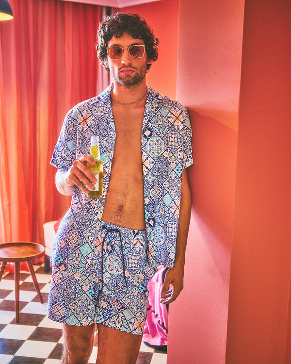 MENS NIVAR ALL OVER PRINT SWIM TRUNK - MB1000044