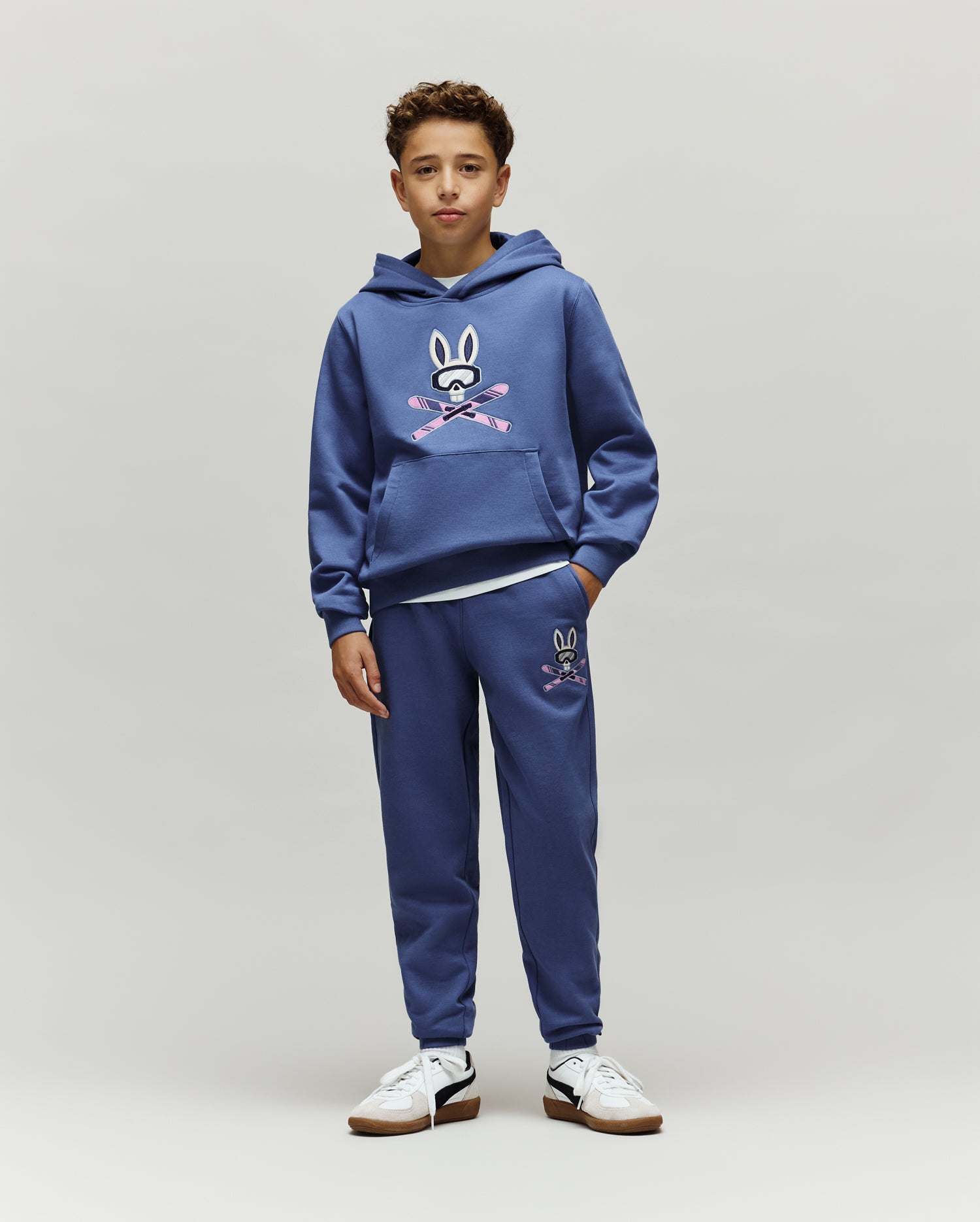 KIDS INDIGO SKI BUNNY SWEATPANT - KB0800016