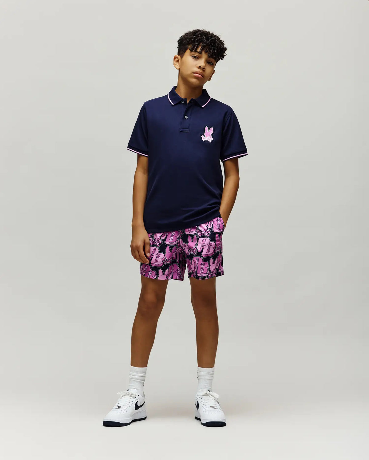 KIDS ZAL ALL OVER PRINT SWIM TRUNK - KB1000017
