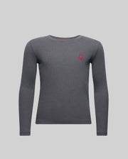 KIDS NOE LONG SLEEVE WAFFLE TEE - KO1400005