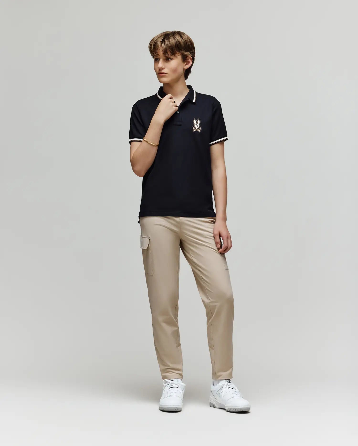 KIDS WADE PIQUE POLO SHIRT - KT0100032