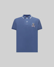 KIDS INDIGO BUNNY PIQUE POLO - KT0100057