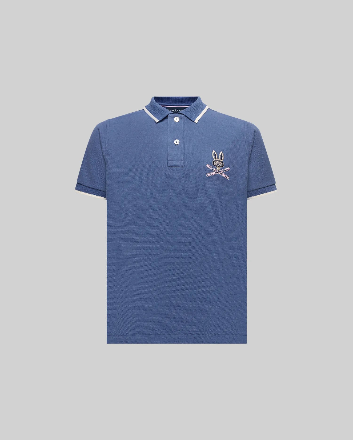 KIDS INDIGO BUNNY PIQUE POLO - KT0100057