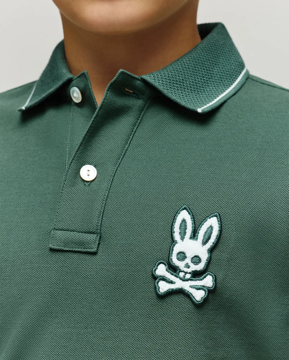 KIDS TATE BUNNY PIQUE POLO - KT0100063