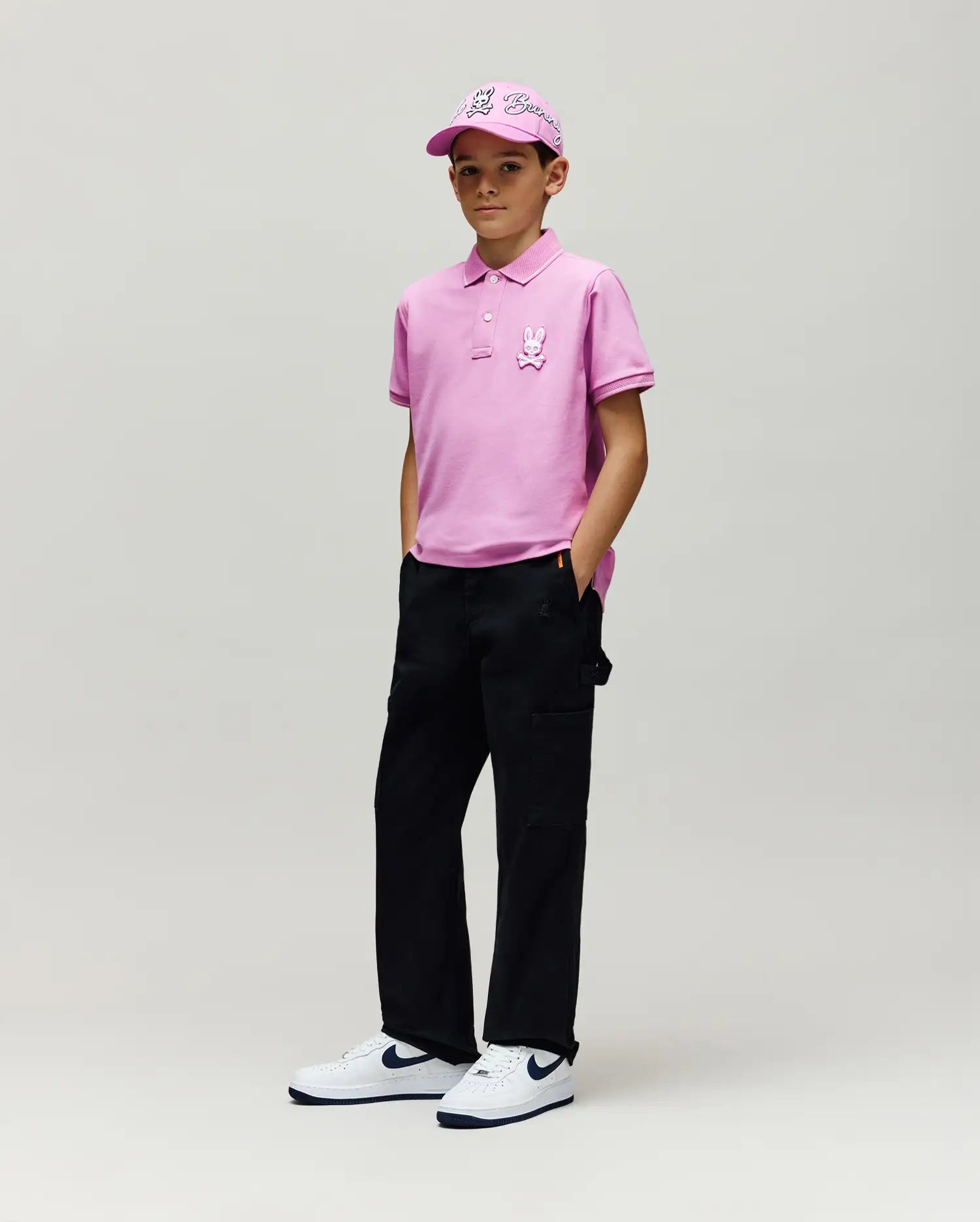 KIDS TATE BUNNY PIQUE POLO - KT0100063