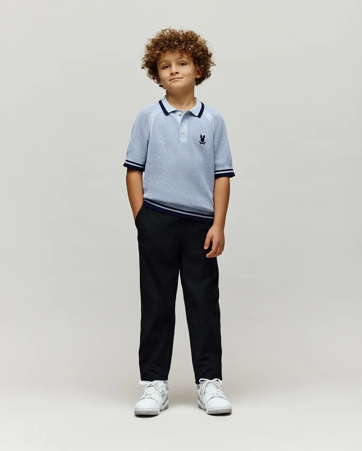 KIDS LAZARE KNIT POLO - KT0100072