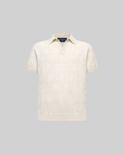 KIDS ELDEN KNIT JOHNNY COLLAR POLO - KT0100073