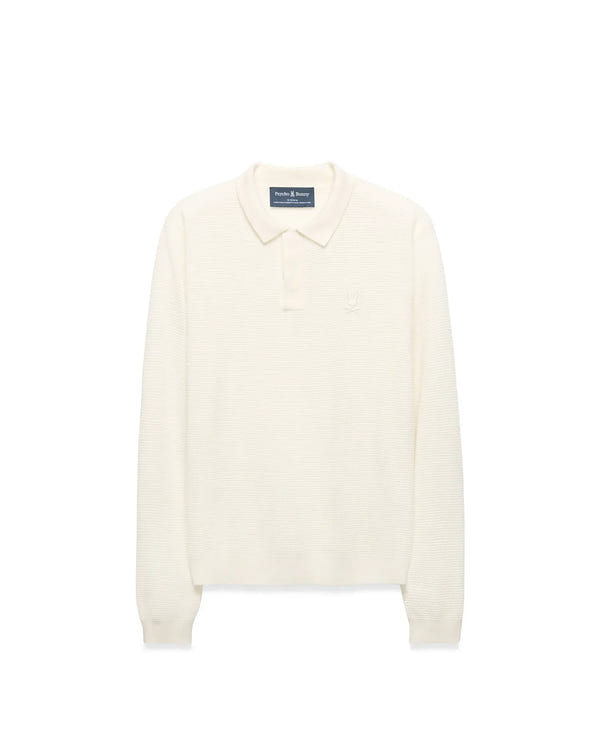 KIDS' LEROY LONGSLEEVE KNIT POLO view 1