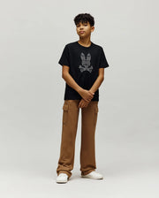 KIDS INDIGO FAIR ISLE GRAPHIC TEE - KT0200105