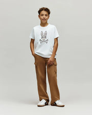 KIDS INDIGO FAIR ISLE GRAPHIC TEE - KT0200105