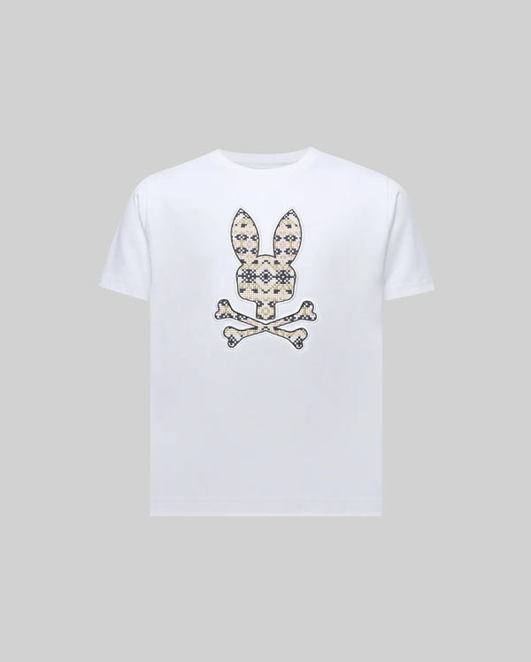 KIDS INDIGO FAIR ISLE GRAPHIC TEE - KT0200105