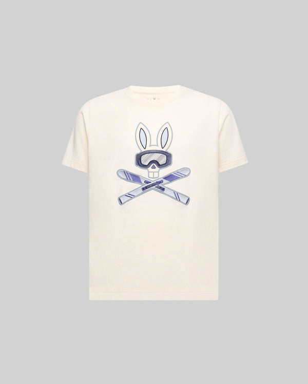 KIDS INDIGO BUNNY GRAPHIC TEE - KT0200106