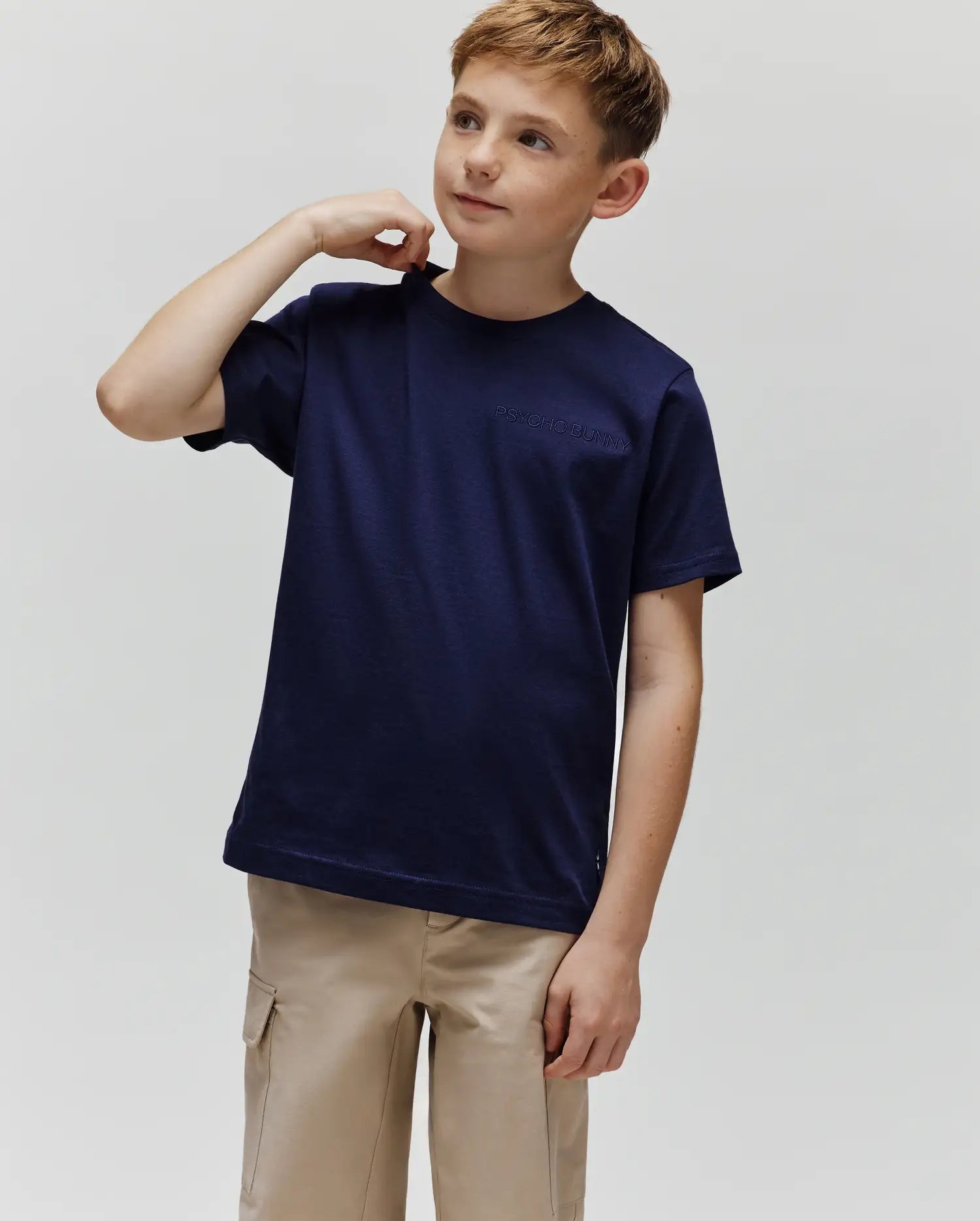 KIDS INDIGO BACK GRAPHIC TEE - KT0200116