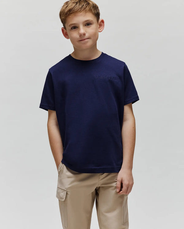 KIDS INDIGO BACK GRAPHIC TEE - KT0200116