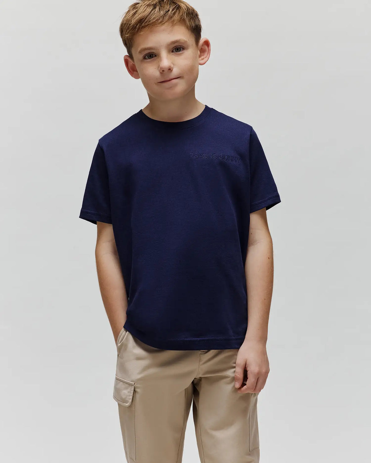 KIDS INDIGO BACK GRAPHIC TEE - KT0200116