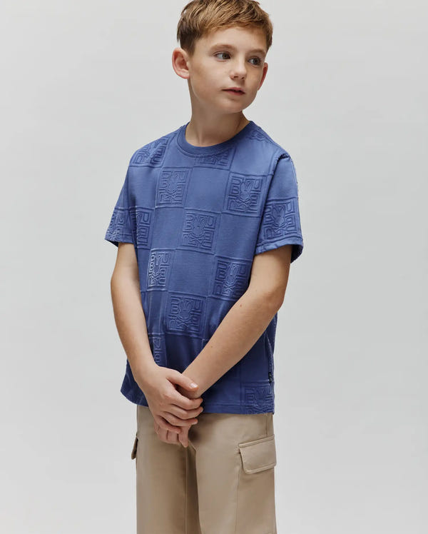 KIDS GIO ALL OVER FLOCKED TEE - KT0200128
