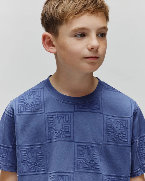 KIDS GIO ALL OVER FLOCKED TEE - KT0200128