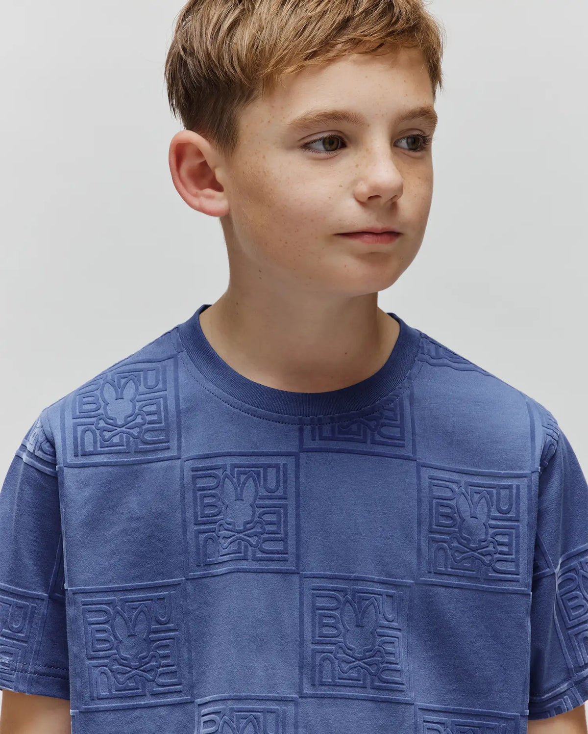 KIDS GIO ALL OVER FLOCKED TEE - KT0200128