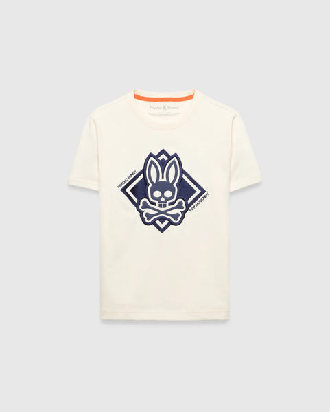 Kids Tobias Graphic Tee in Off-White | Psycho Bunny