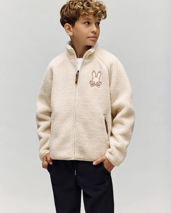 KIDS RILEY SHERPA FULL ZIP MOCK - KT0500032