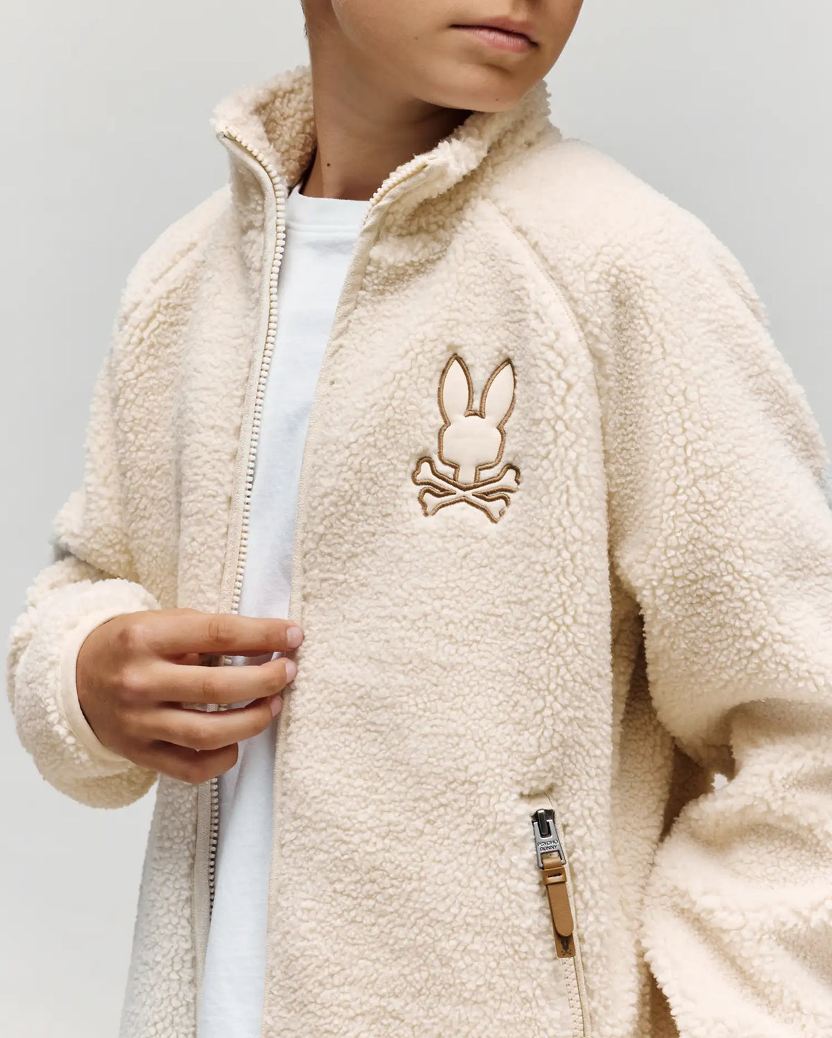 KIDS RILEY SHERPA FULL ZIP MOCK - KT0500032