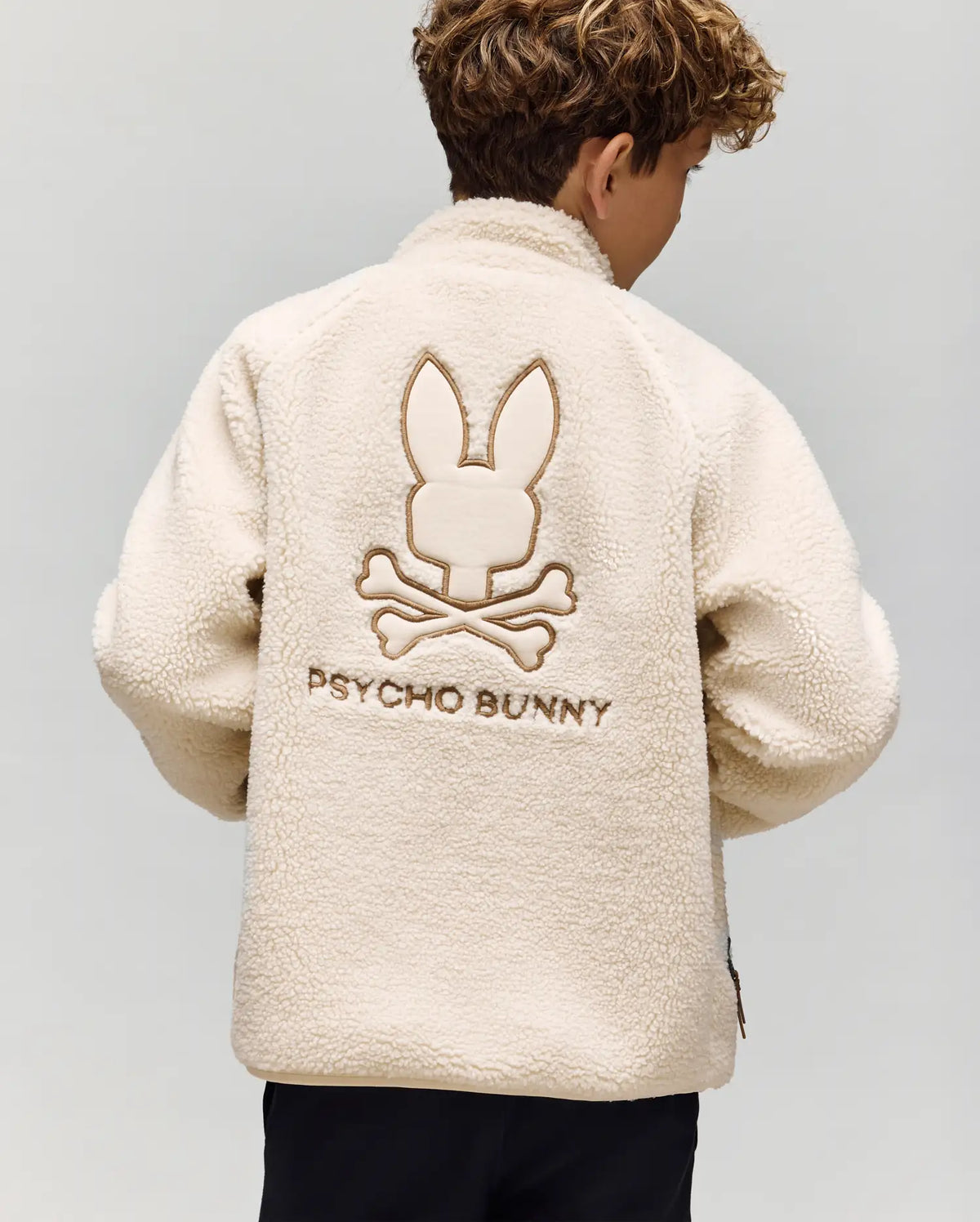 KIDS RILEY SHERPA FULL ZIP MOCK - KT0500032