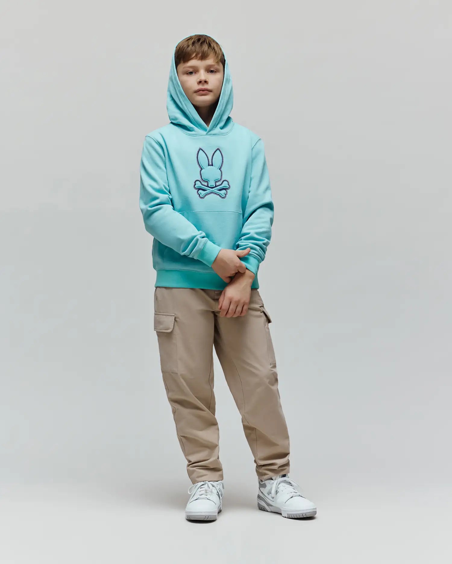 KIDS GAGE FELT PATCH HOODIE - KT0500048
