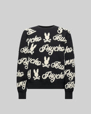 KIDS SKYLAR ALL OVER FUZZY CREW - KT0500055