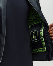 MENS DAVID OVERSIZED SATIN BOMBER - MO1100001