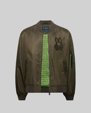 MENS DAVID OVERSIZED SATIN BOMBER - MO1100001