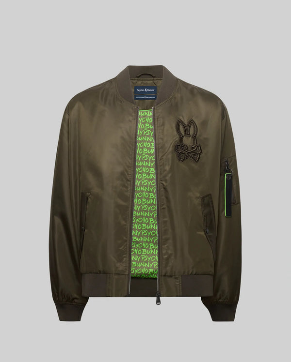 MENS DAVID OVERSIZED SATIN BOMBER - MO1100001