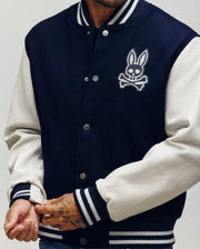 MENS JACOB LEATHER BOMBER - MO1100016