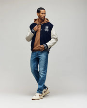 MENS JACOB LEATHER BOMBER - MO1100016