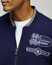 MENS DESMOND PIQUE KNIT BOMBER - MO1100018