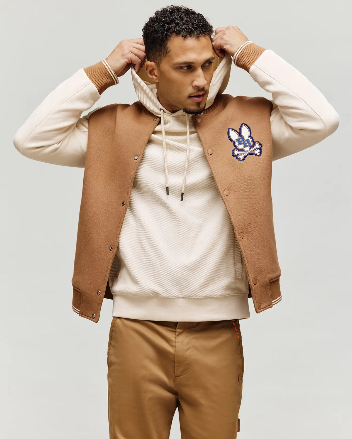 MENS WADE KNIT VARSITY BOMBER - MO110002﻿0