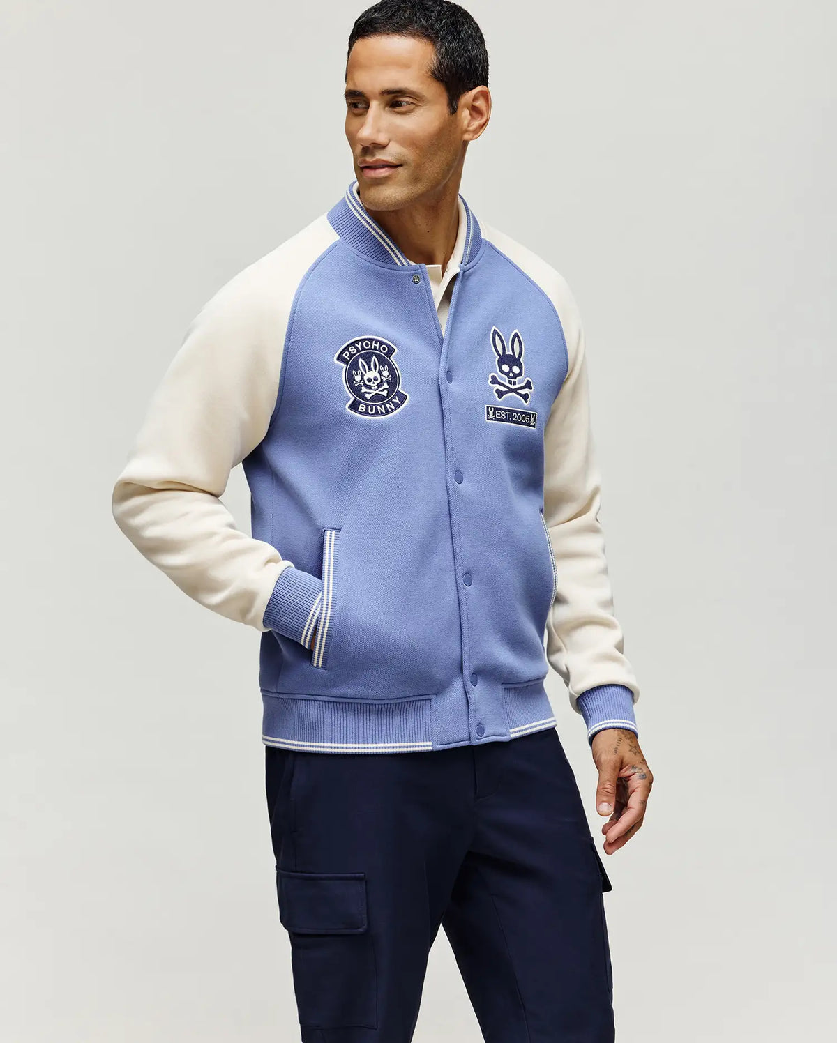 MENS RYDER KNIT VARSITY BOMBER - MO1100034