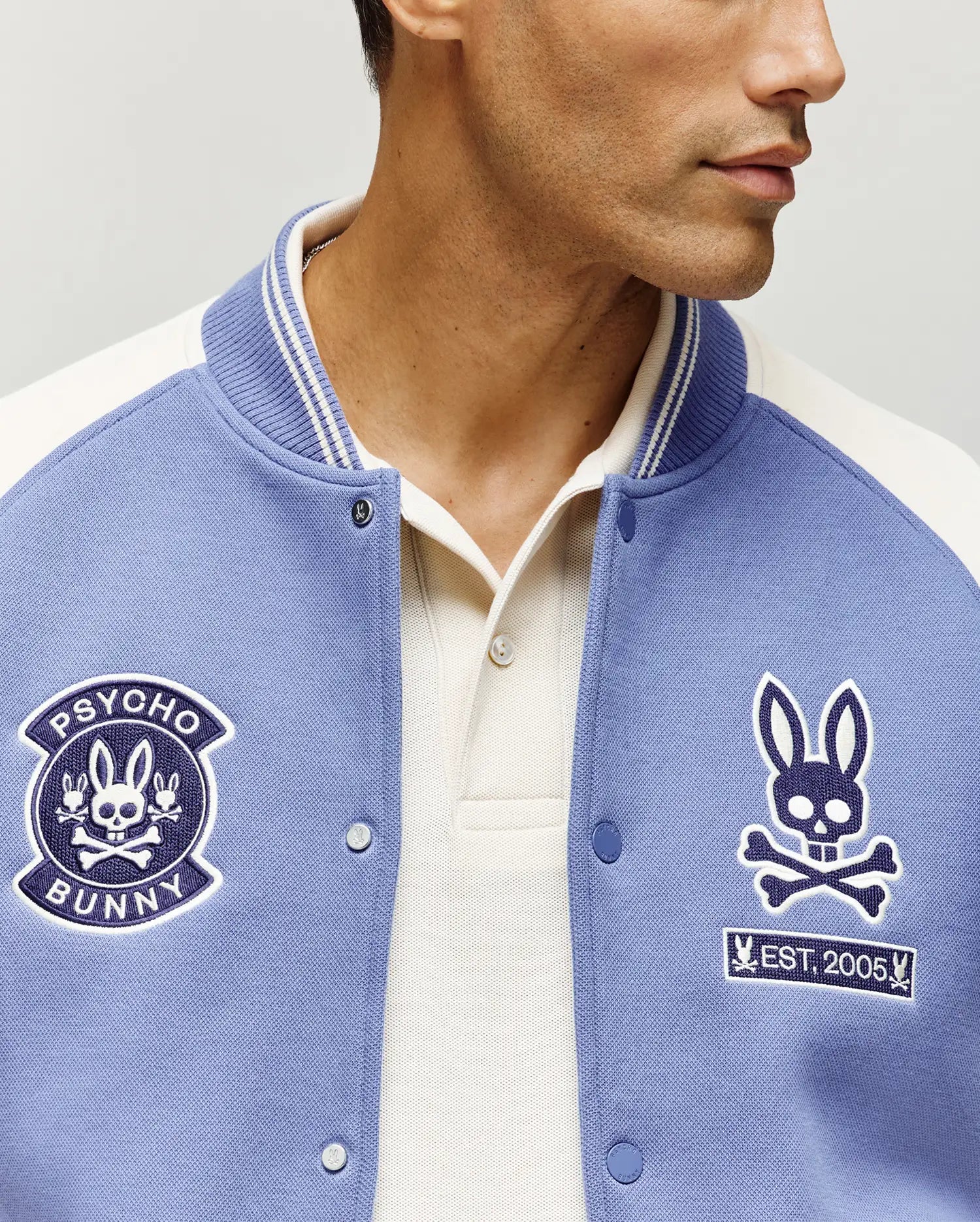 MENS RYDER KNIT VARSITY BOMBER - MO1100034