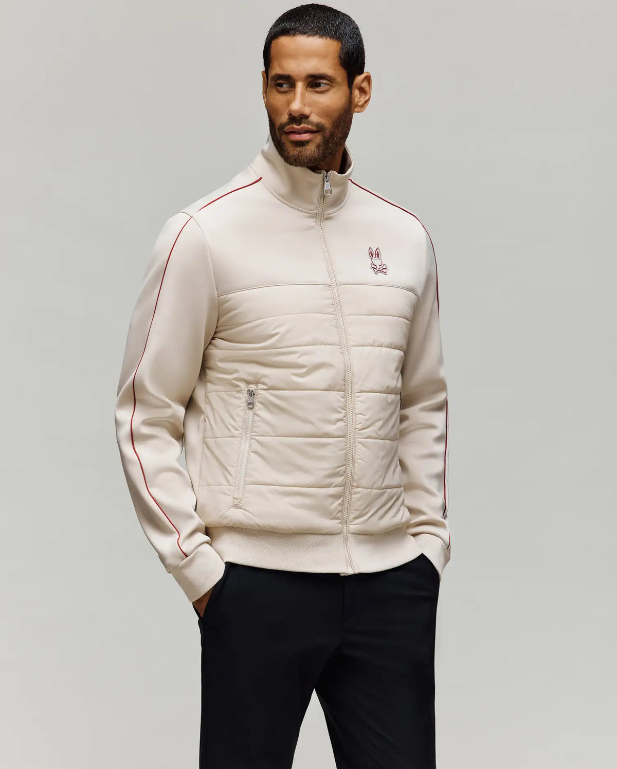 MENS SYLAS MIX MEDIA JACKET - MO1100037