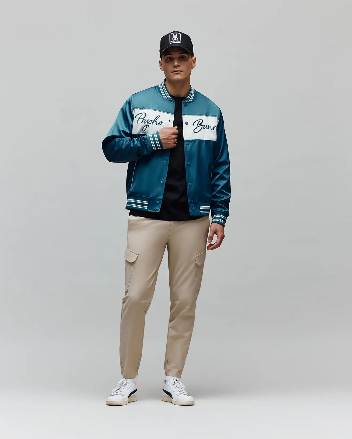 MENS THOMAS SATIN BOMBER - MO1100039