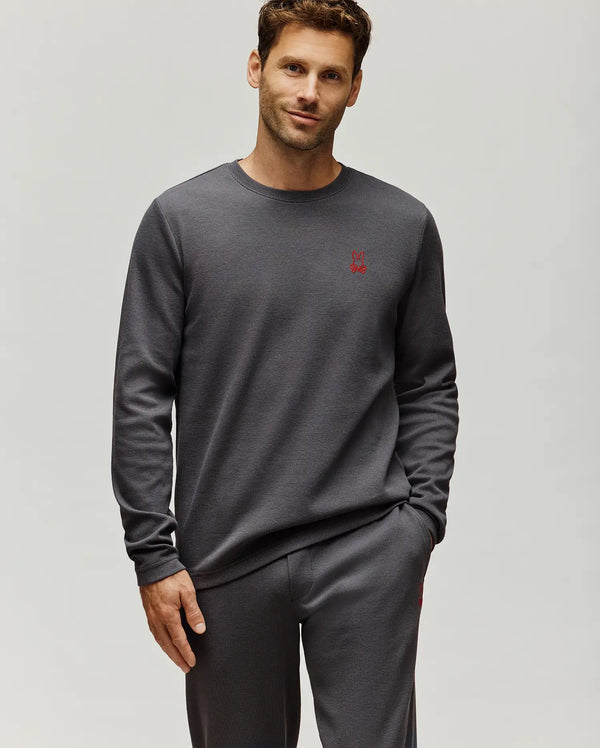 MENS NOE WAFFLE LOUNGE LONG SLEEVE TEE - MO1400026