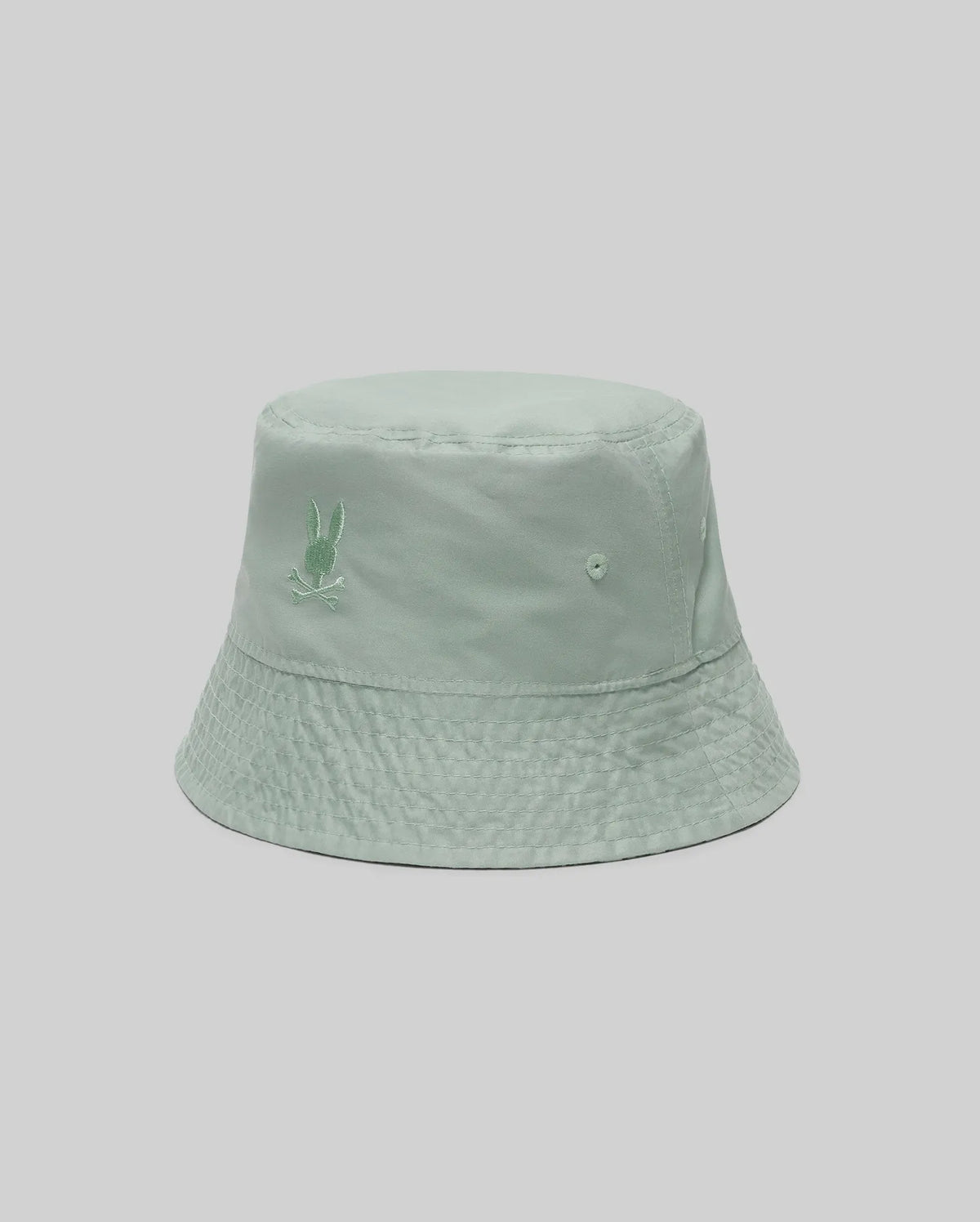Mens Green Chuck Reversible Bucket Hat | Psycho Bunny Mens Green Chuck Reversible Bucket Hat | Psycho Bunny