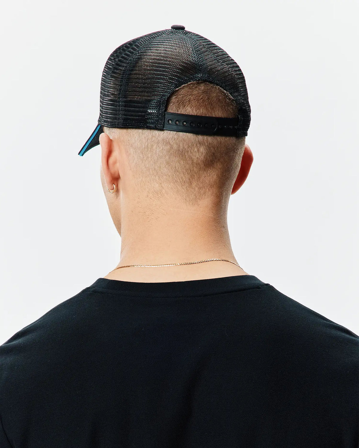 Classic-Fit Trucker Cap with Mesh Back Custom Embroidered or DTF Printed - OTTO CAP® 5 Panel Mid  main image 3