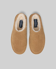 MENS GIO SUEDE SHEARLING SLIPPERS - MO1600001