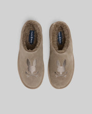 MENS SUEDE SHERPA BUNNY SLIPPER - MO1600002