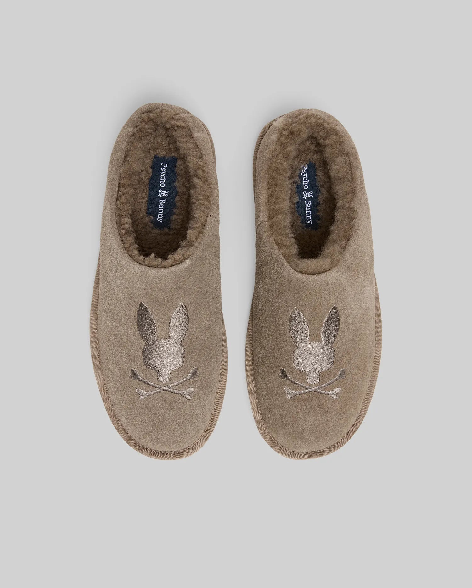 MENS SUEDE SHERPA BUNNY SLIPPER - MO1600002