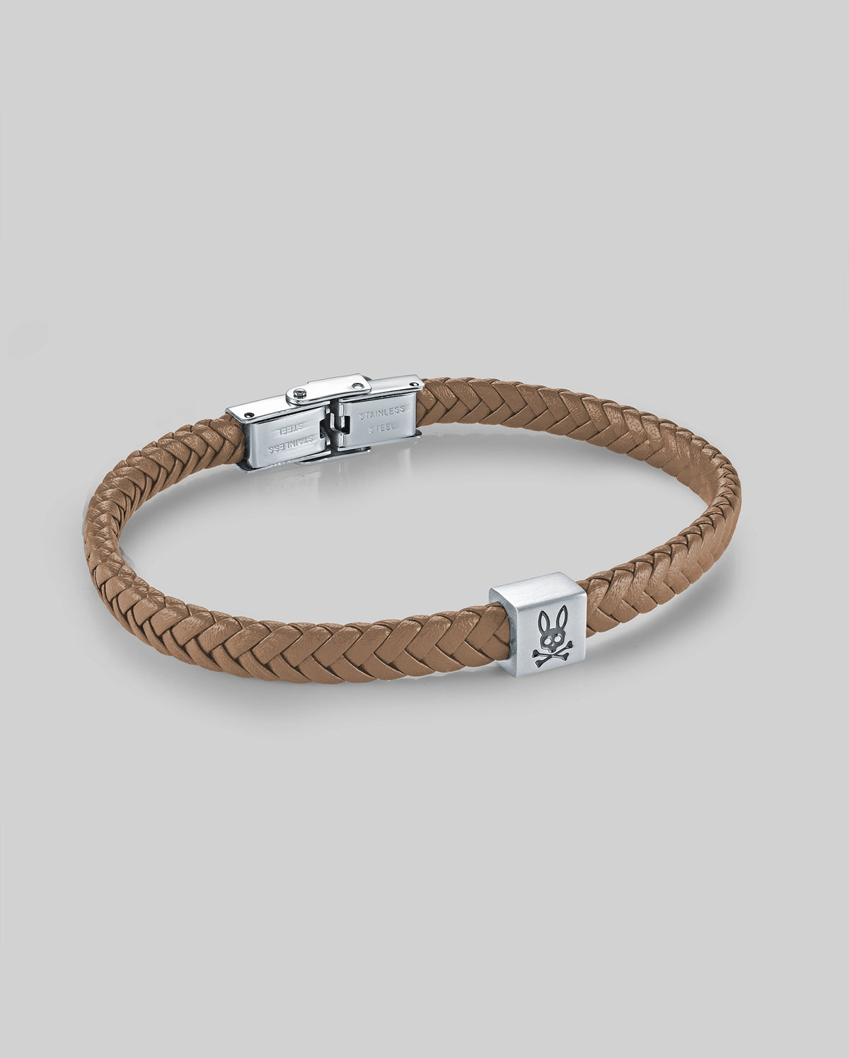 MENS LEATHER BRAIDED BRACELET - MO1700020